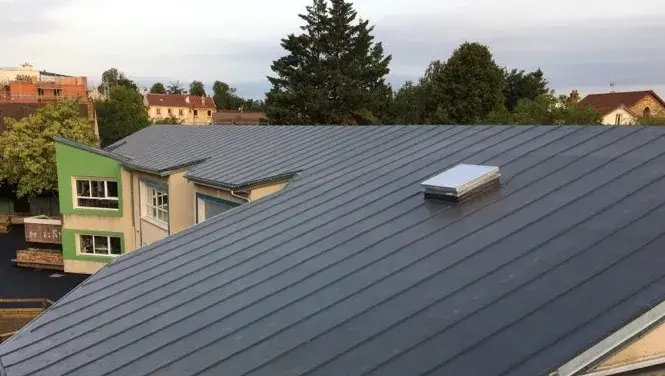 Toiture-terrasse en membrane d'étanchéité, entreprise CSD Étanchéité